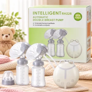 Intelligent RH228 Automatic Double Breast Pump – BPA-Free