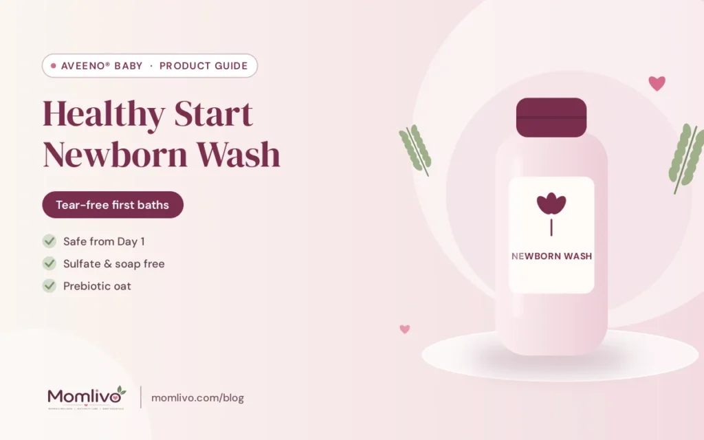 Aveeno Baby Healthy Start Newborn Wash guide