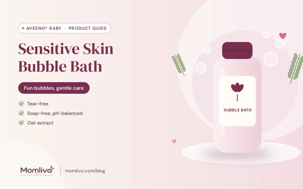 Aveeno Baby Sensitive Skin Bubble Bath guide